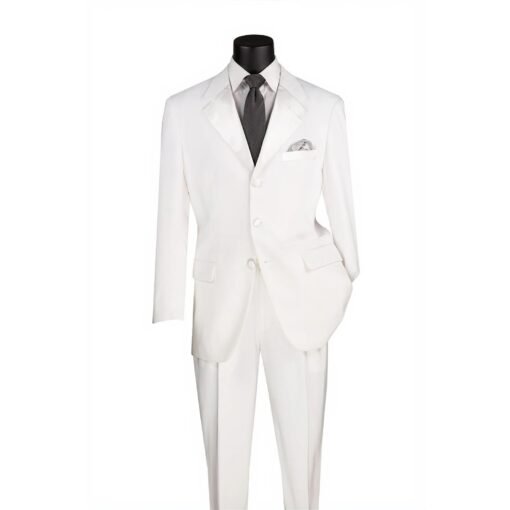 white tuxedo pants wedding attire prom attire sateen trim formal events regular fit 54